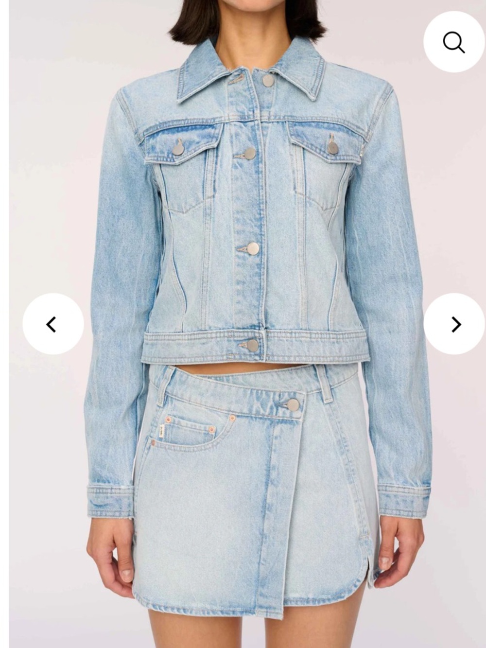 NWOT DL1961 Vika Light Wash Denim Jacket - Classic Trucker Style